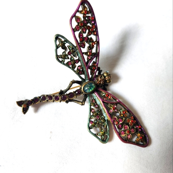 Jay Strongwater Dragonfly Brooch